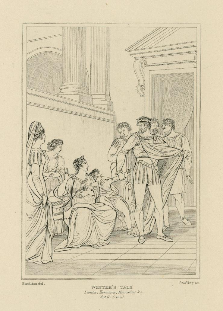 illustration of pregnant woman surrounded by people
