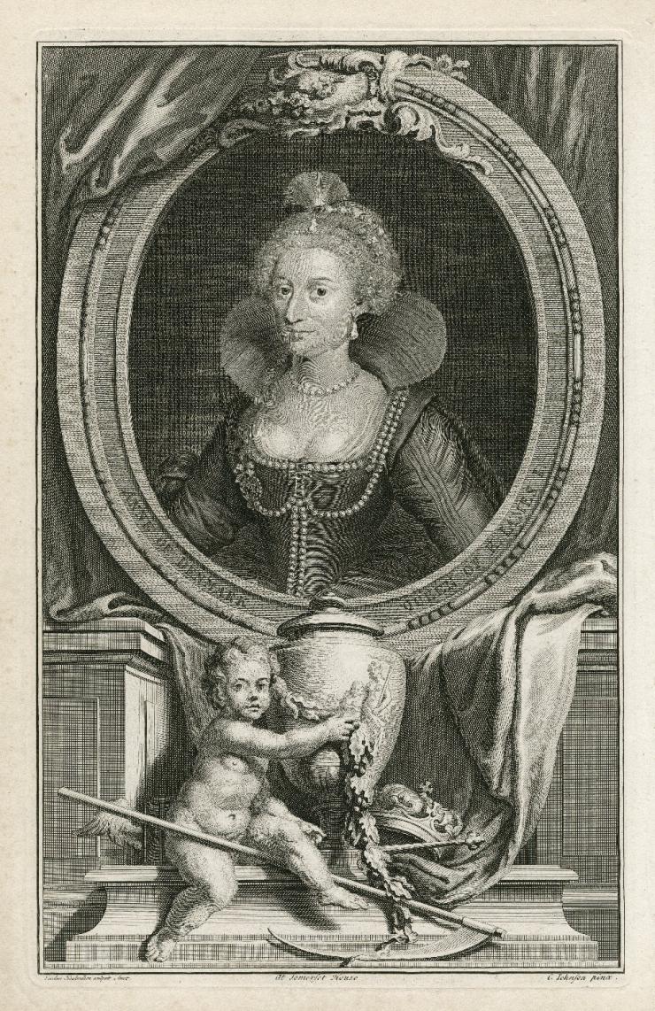 Illustration of Queen Ann of Denmark