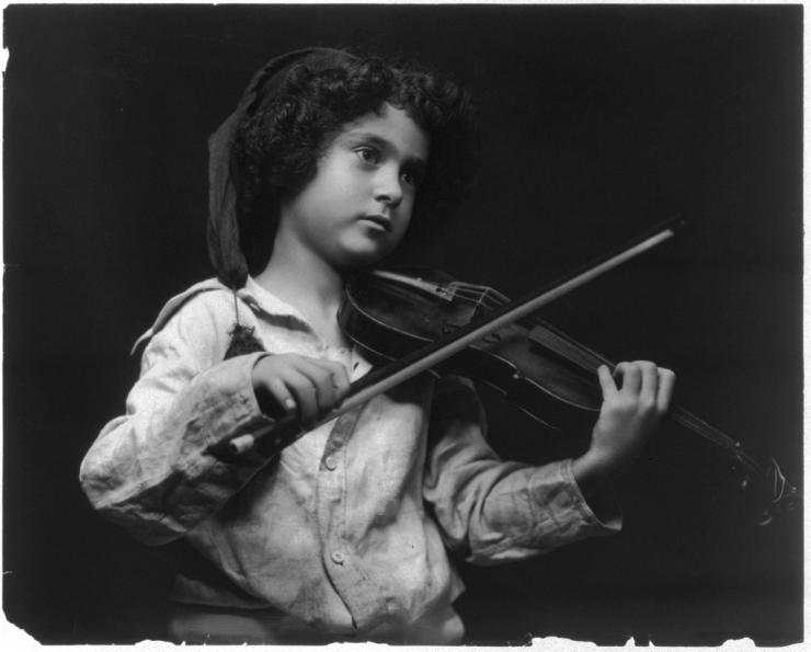 vintage photo of a child