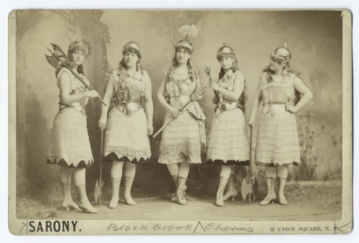 vintage photo of a group of actresses