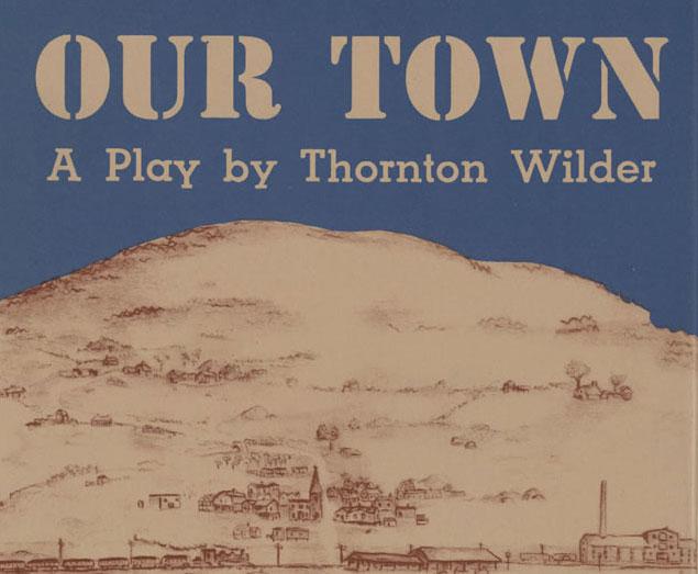 a town on a book cover 