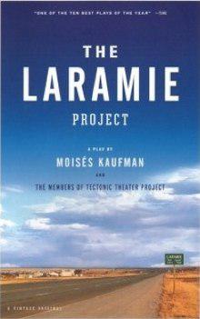 Cover of The Laramie Project script. 