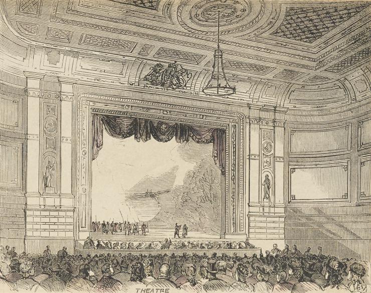 drawing of theatre