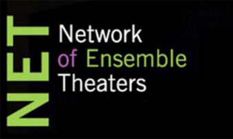 The logo for the Network of Ensemble Theaters.