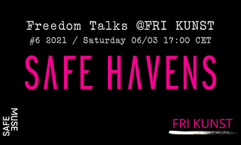 safe havens freedom talks number 6 event poster.