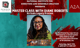 event poster for master class with diane roberts.