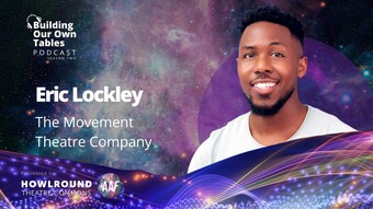 A headshot of the guest, Eric Lockley, against a galaxy background.