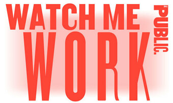 Suzan-Lori Parks' Watch Me Work event poster.