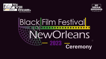 event poster for black film festival new orleans with we will dream virtual festival.