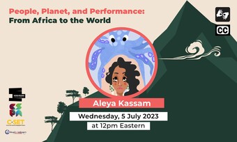 event poster for Environmental Theatre and Climate Justice in Africa.