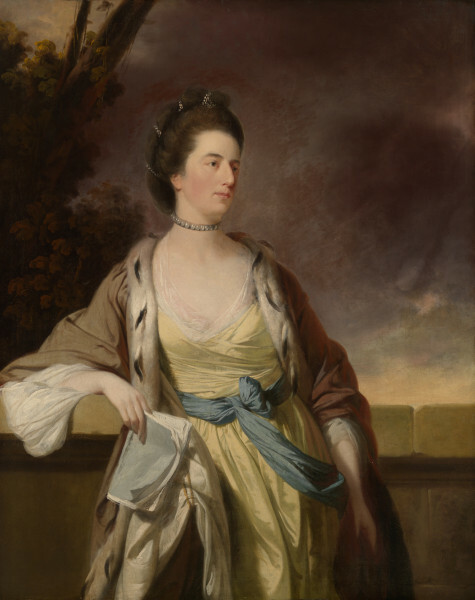 eighteenth century painting of woman