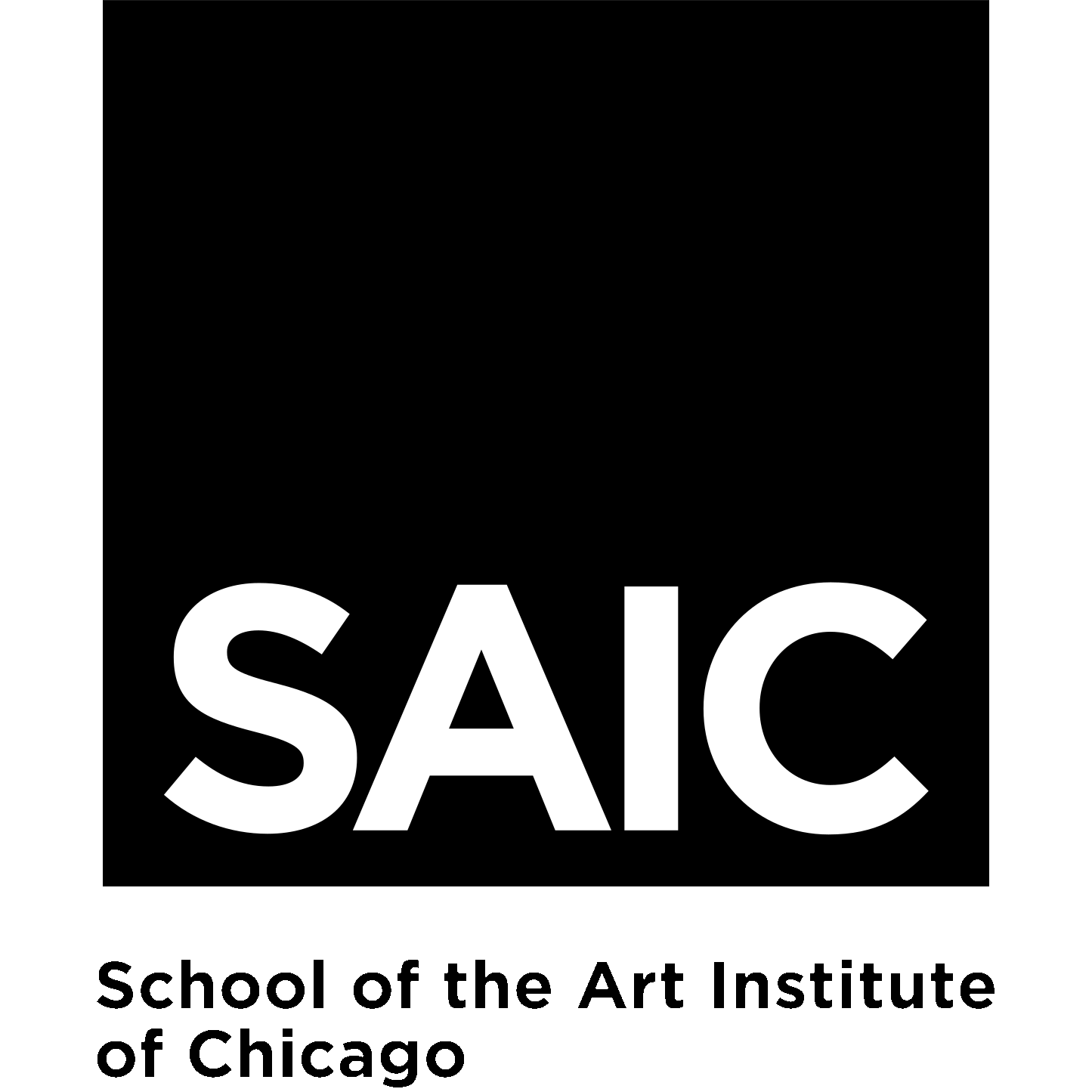 The School of the Art Institute Chicago logo with initials S A I C.