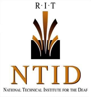 national technical institute for the deaf N T I D logo.